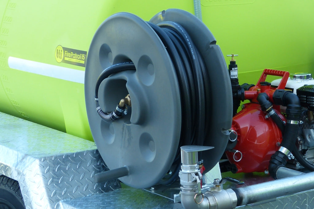 TTI Poly Hose Reel – with 30m x 19mm Fire Hose