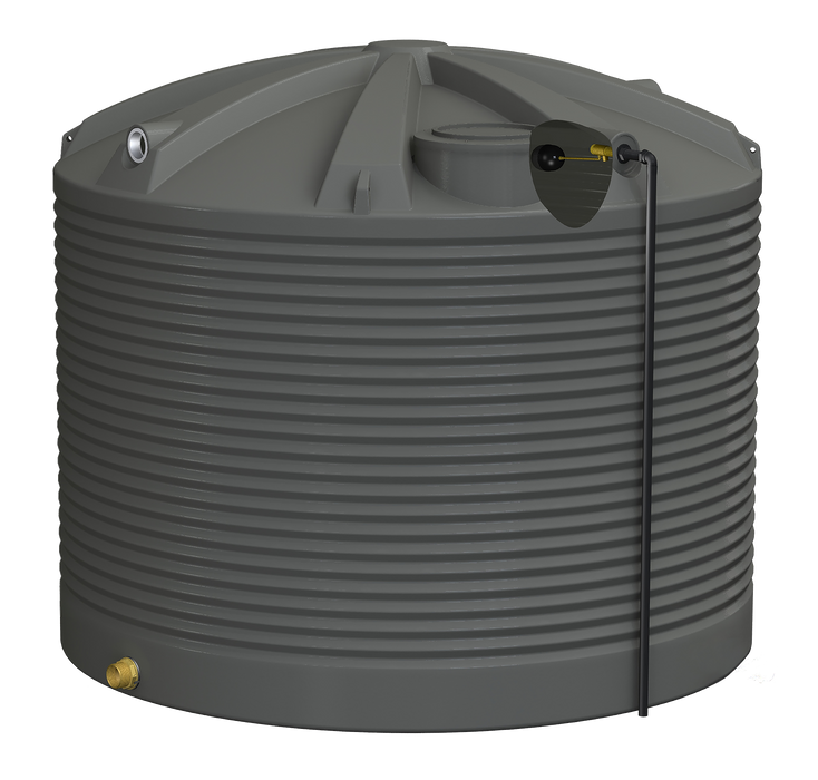 22,500ltr PolyMaster, Round Rainwater Tank