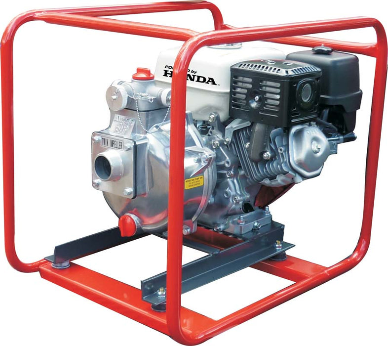 AUSSIE TWIN IMPELLER 4 STROKE 9HP GX 270. 95M HEAD, 500 L/MIN **FREE DELIVERY**