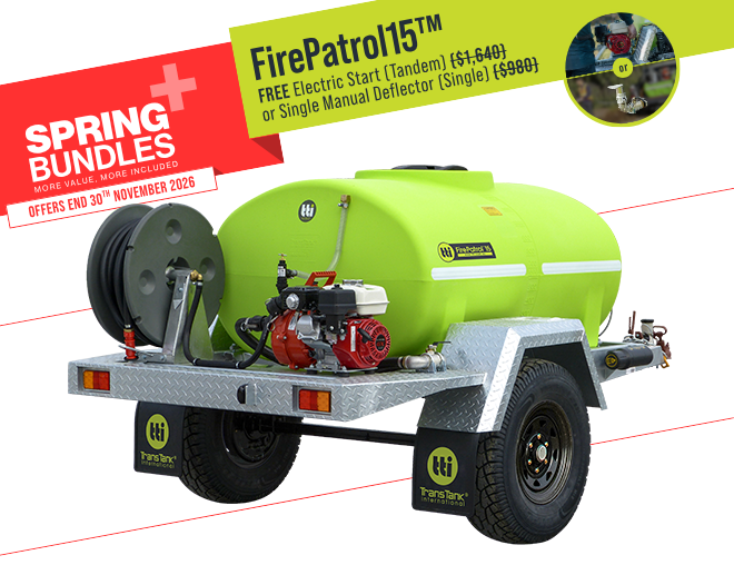 1200L FirePatrol15™ Fire Fighting Trailer