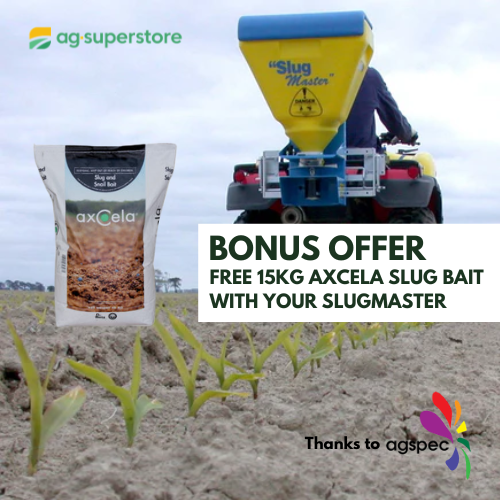 C-Dax SlugMaster Slug and Mouse Bait Spreader BONUS SLUG BAIT OFFER