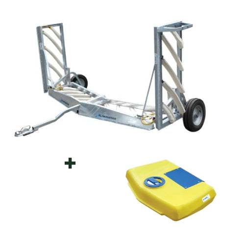 C-Dax 4.3mtr Trailing Sprayer Weed Wiper COMBO with tank and pump