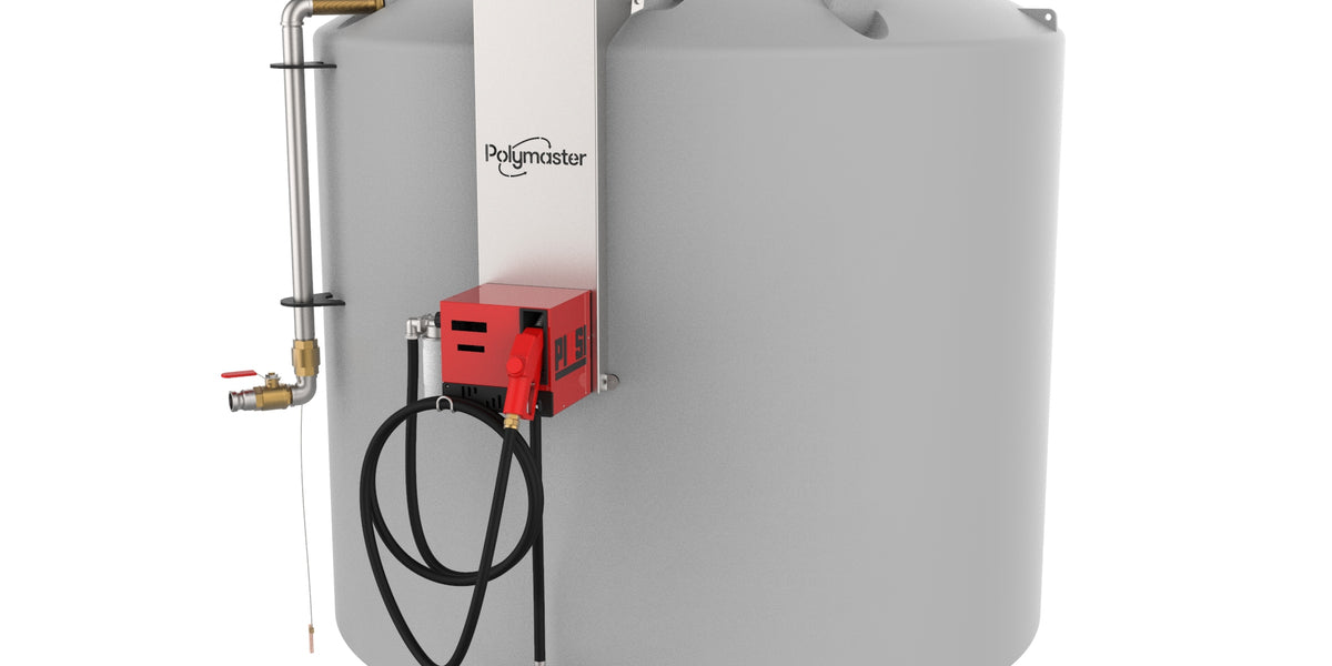 10,000 Litre Polymaster Bulk Diesel Storage Tank with 12v Pump — AG ...