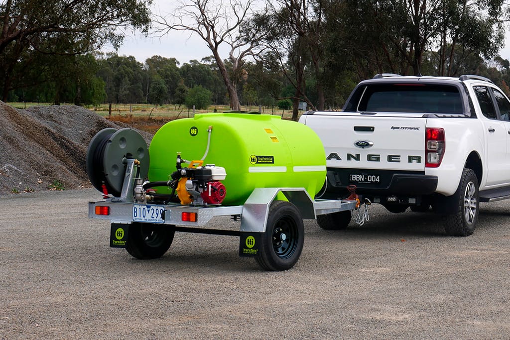 1000L Firepatrol14 Road Registerable Trailer, With Extras.