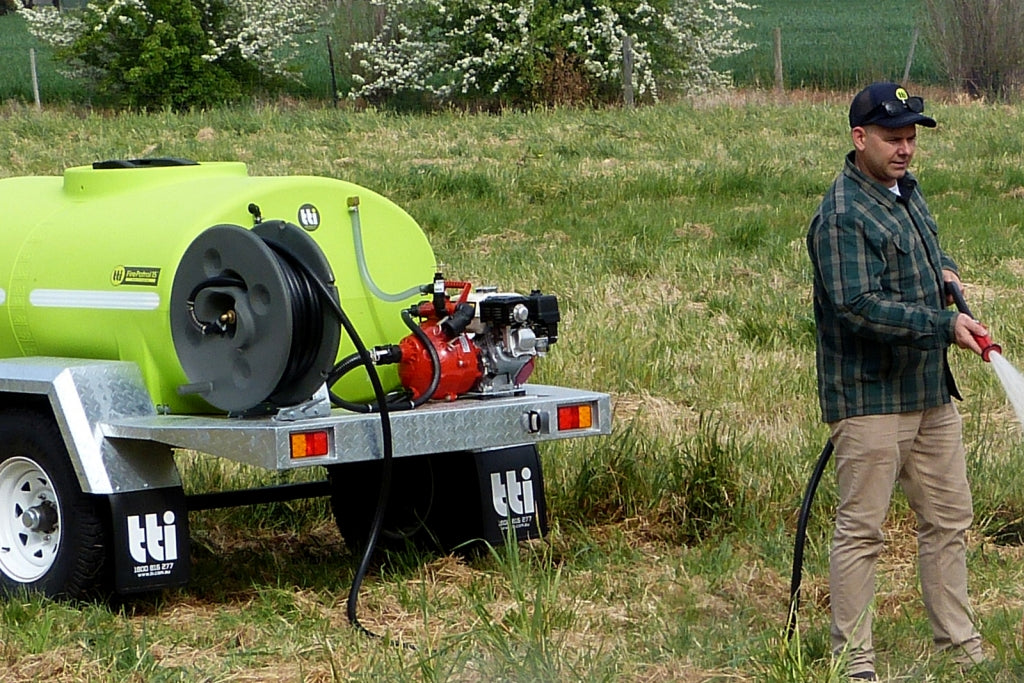 TTI Poly Hose Reel – with 30m x 19mm Fire Hose