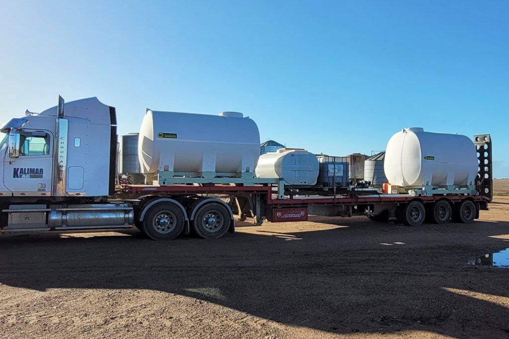 10000L SumpTrans™ Fully-Drainable Spray Tank With Steel Frame
