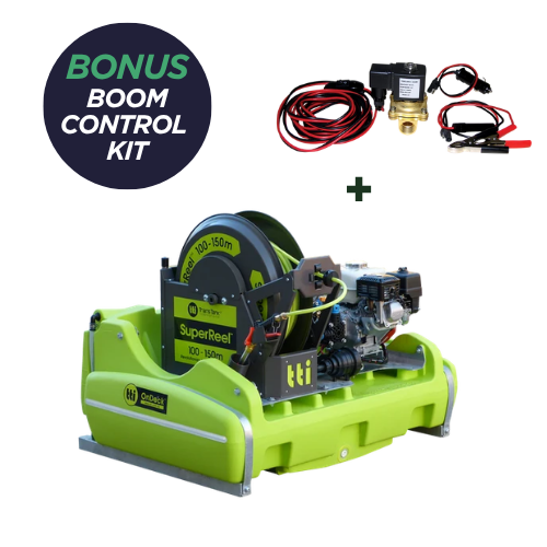 TTi 300L OnDeck™ UTV Sprayer (Honda GX200 & SuperReel™ 100m) PLUS Electric Boom Control Kit