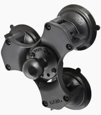 RAM® Twist-Lock™ Triple Suction Cup Ball Base (RAP-365-224-1U)