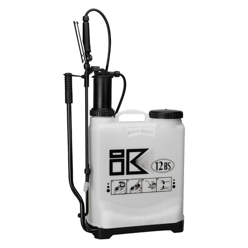 12 litre IK 12BS INDUSTRIAL backpack compression sprayer with AHL004 spray lance, viton seals.  WEIGHT: 3.4kg
