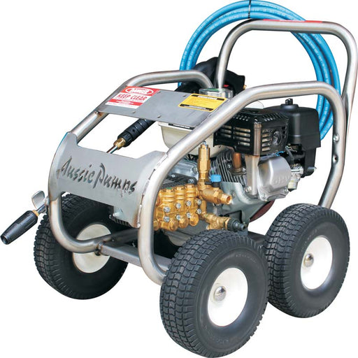 "NEW MODEL". SS FRAME...AUSSIE SCUD AB30 - COMMERCIAL, 3000 PSI, 6.5HP. 10L/MIN.