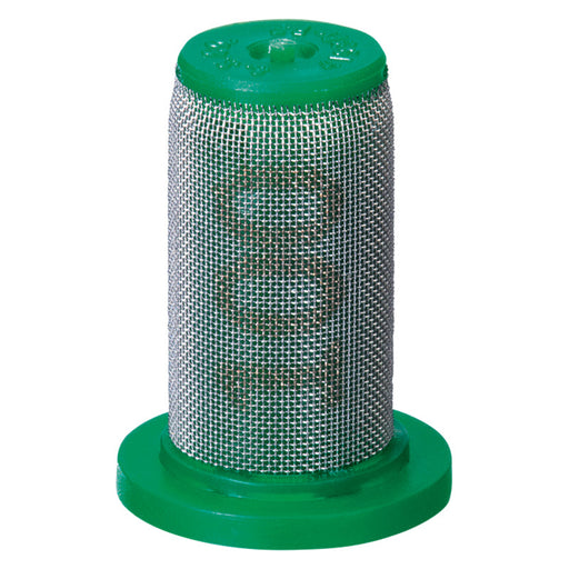 TEEJET TIP STRAINER - PP W/SS SCREEN 100 MESH GREEN