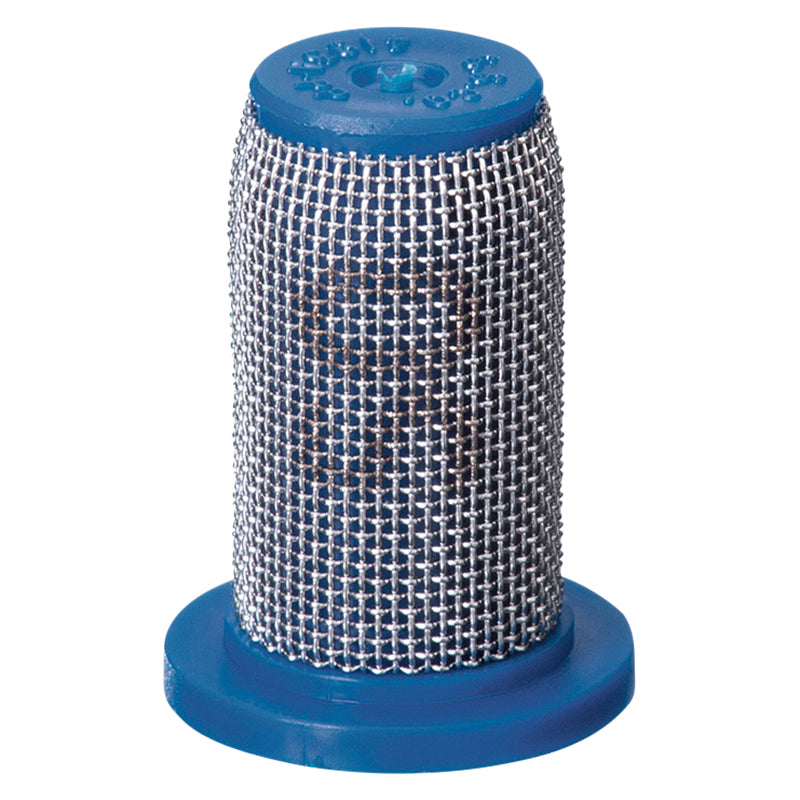 Teejet 8079-PP-50 Poly Tip Strainer – 25 Pack – 50 Mesh Stainless Steel Screen – Blue