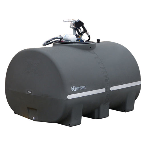 1500 LITRE DIESEL CADET  12 VOLT 60 L/MIN PUMP AND EXTRAS.