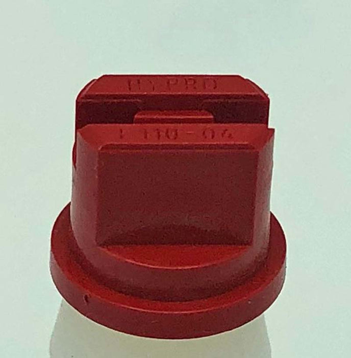 Hypro Lurmark Flatfan Nozzle. Sizes 01 (Orange) To 04 (Red)