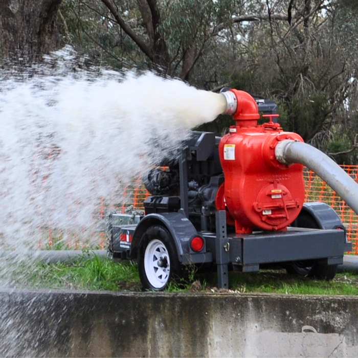 Aussie Pumps 6'' MQ600TD Trash Pump