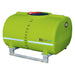 1000 litre SUMPTRANS pin mount spray tank with steel frame - Safety Green. DIMENSIONS-  L:1430mm, W:1220mm, H:980mm.  WEIGHT: 76kg