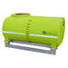 2000 litre SUMPTRANS pin mount spray tank with steel frame - Safety Green. DIMENSIONS-  L:2150mm, W:1410mm, H:1180mm.  WEIGHT: 149kg