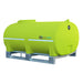5000 litre SUMPTRANS pin mount spray tank - bare - Safety Green. DIMENSIONS-  L:2760mm, W:2000mm, H:1520mm.  WEIGHT: 245kg